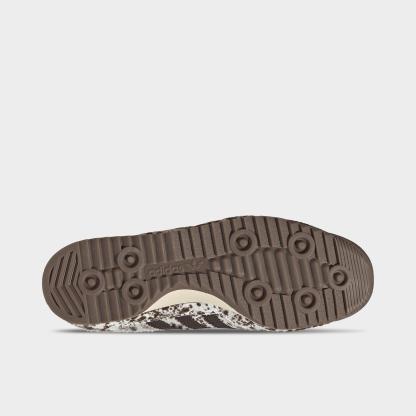 Women's adidas Originals SL 72 OG Pony Print Casual Shoes - Off White/Dark Brown/Rich Green - Bottom view