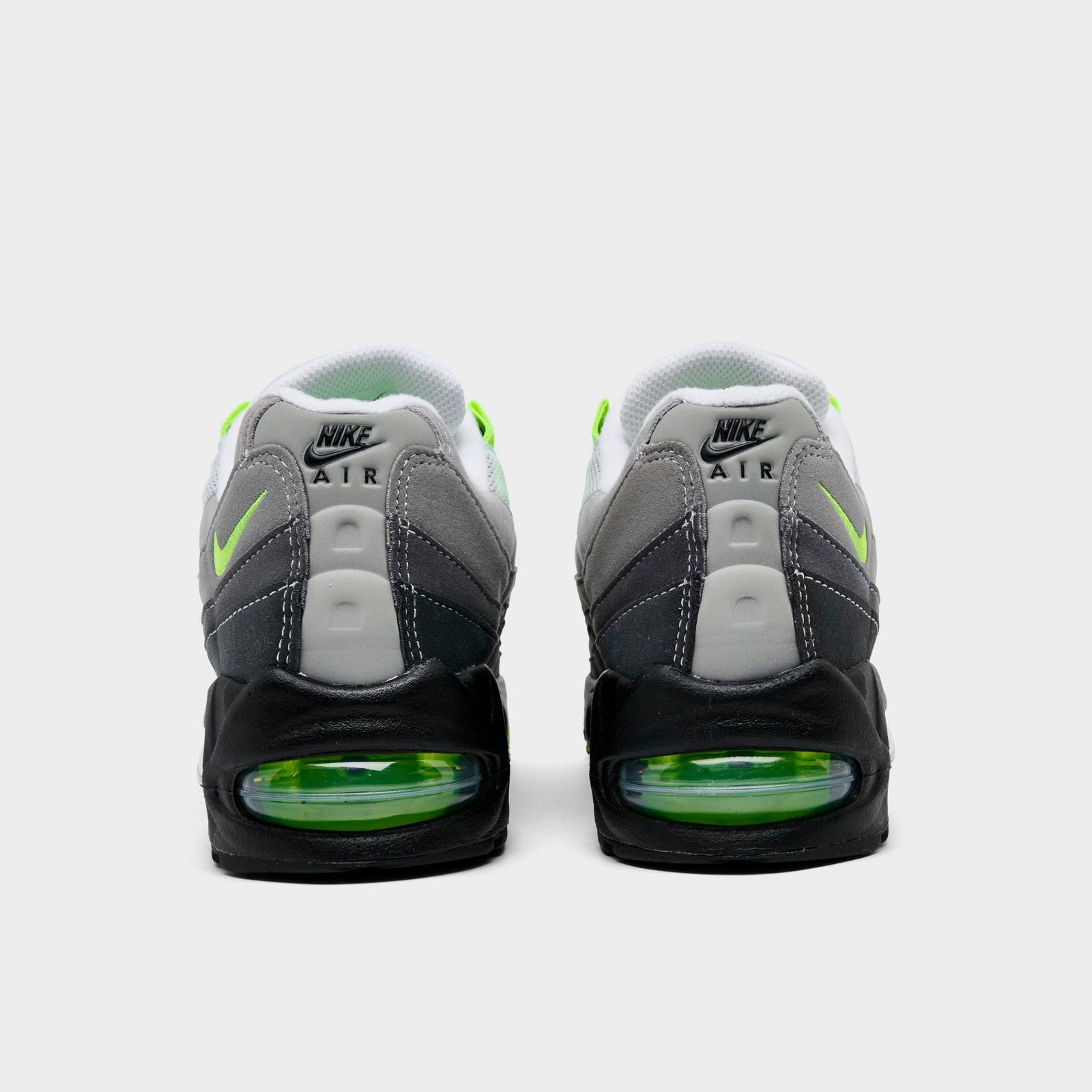 Women's Nike Air Max 95 Big Bubble Casual Shoes - Black/Neon Yellow/Anthracite/Light Graphite