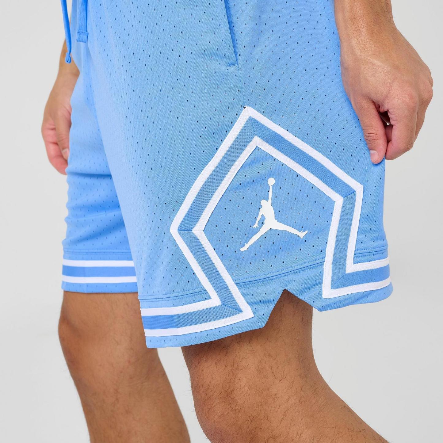 Men's Jordan Sport Dri-FIT Mesh Diamond Shorts - University Blue/White/White - view 5