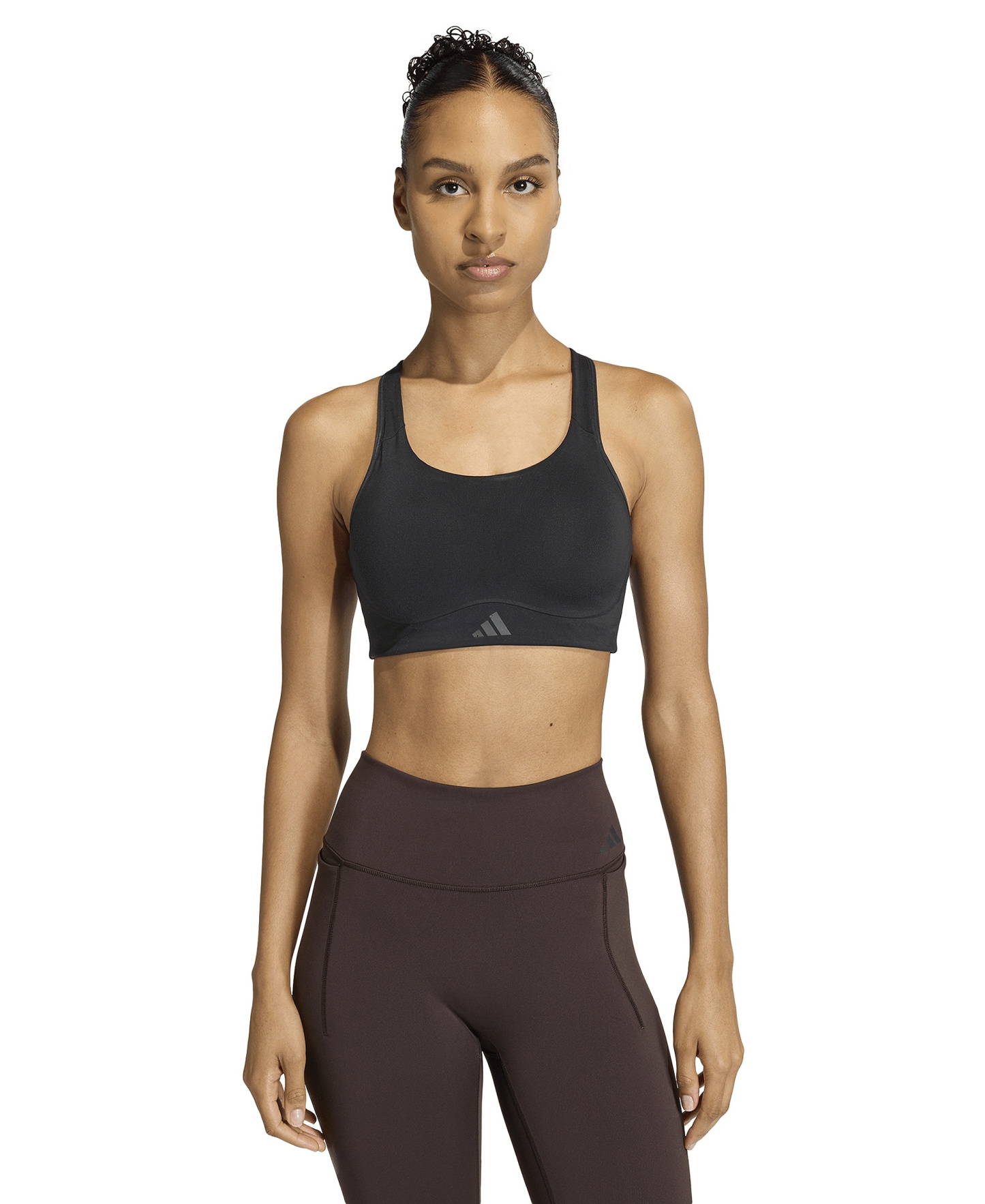 adidas Women's Optime Workout High Support Bra - Black