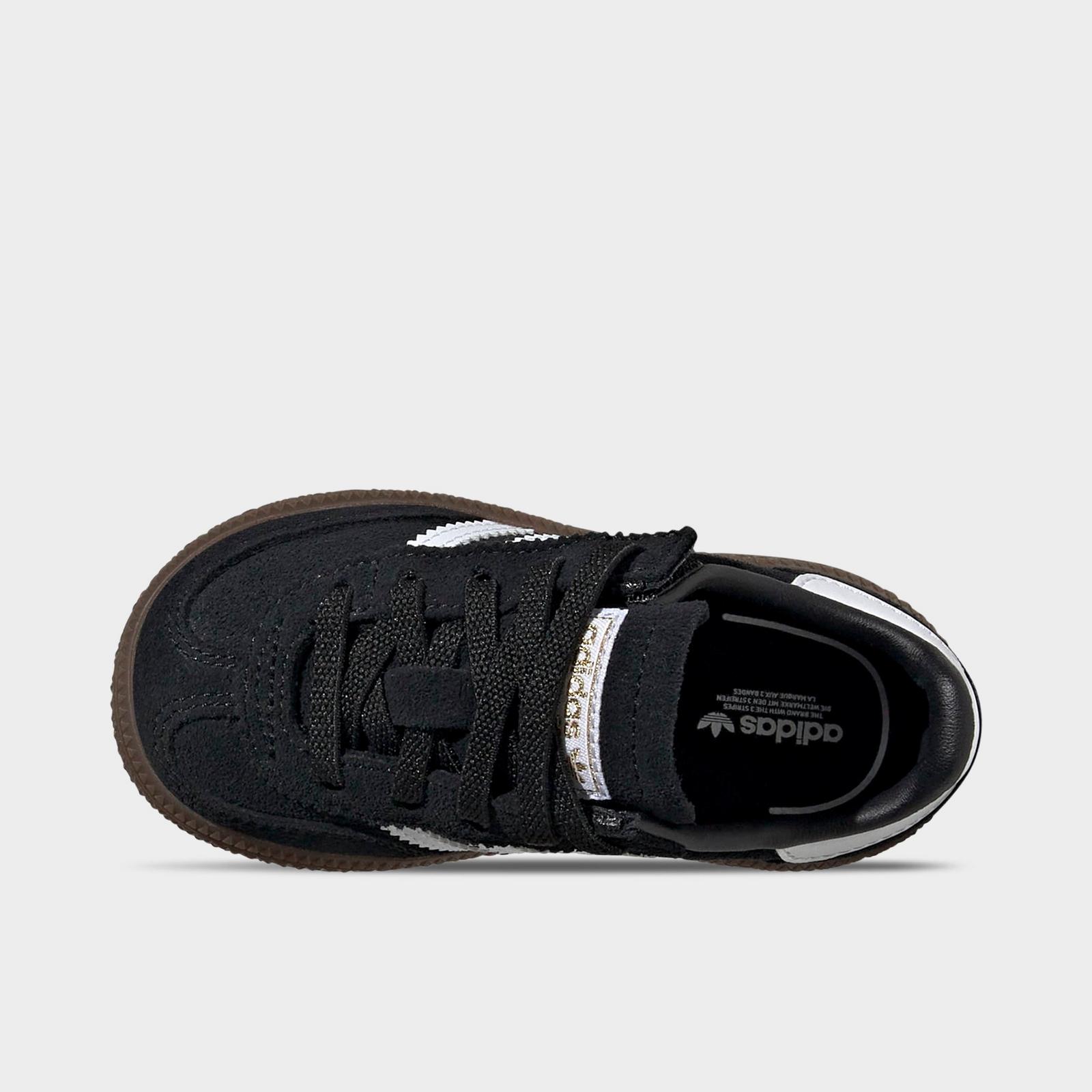 Kids' Toddler adidas Originals Handball Spezial Comfort Closure Stretch Lace Casual Shoes - Black/White/Gum - view 5
