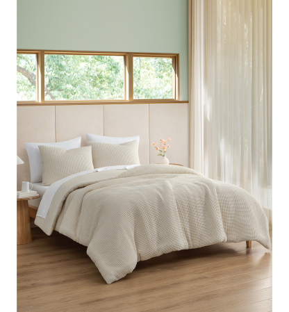 UGG® Kyla Waffle Comforter Set - Cream