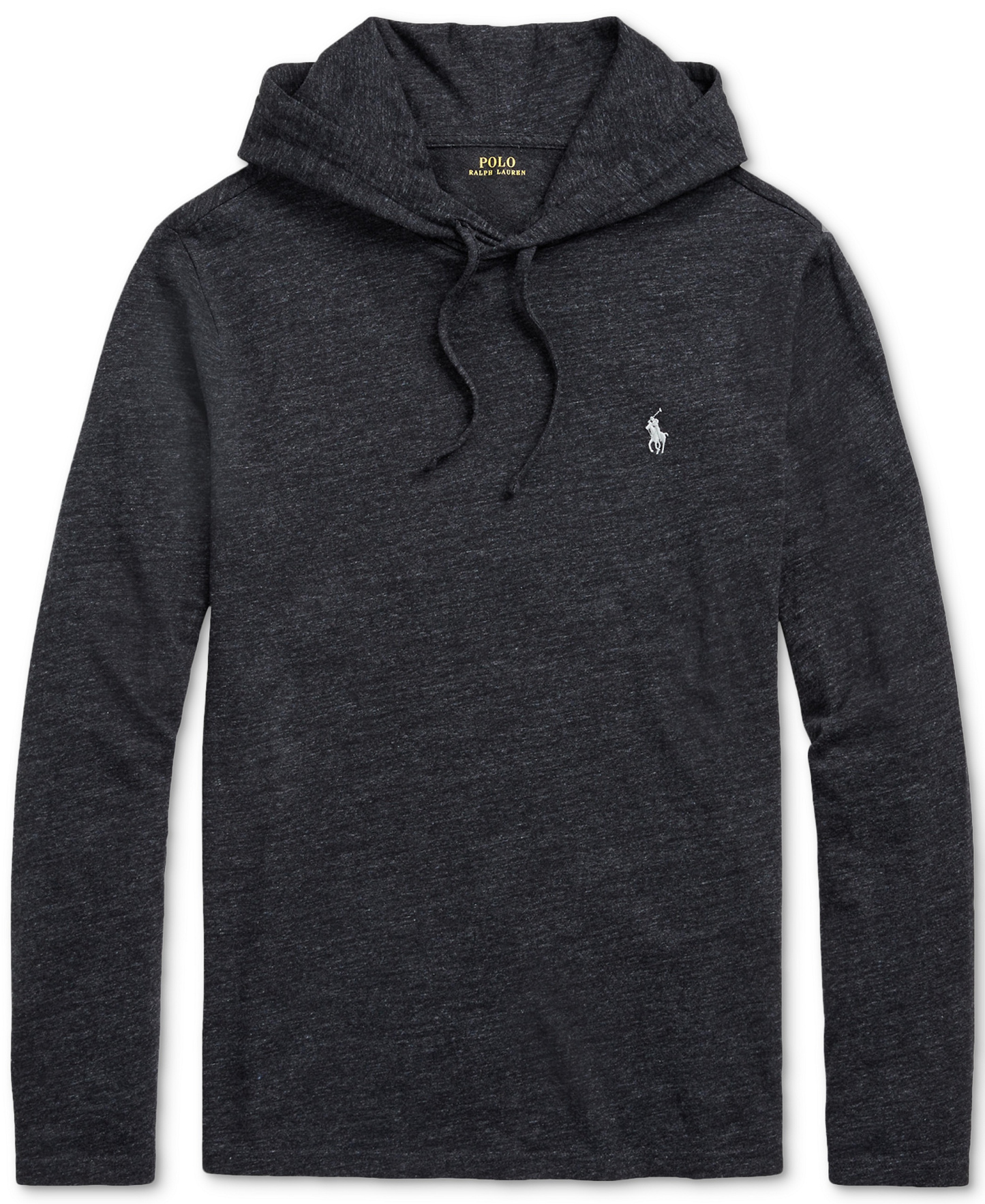 Polo Ralph Lauren Men's Hooded Jersey - Black Heather