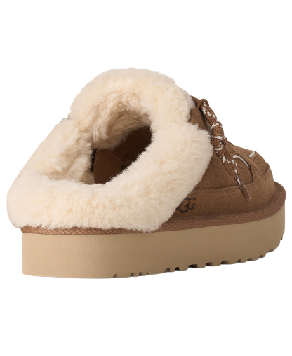 UGG® Women's Lowmel Round Toe Mule Clogs - Chestnut