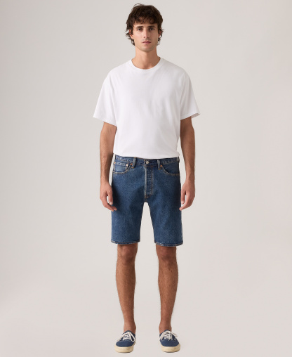 Levi's Men's 501™ Original Hemmed Stretch 9" Jean Shorts - Indigo Nation