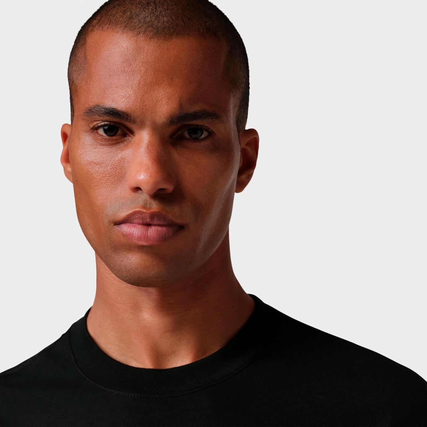 Men's Jordan Air Flame Graphic T-Shirt - Black - view 4