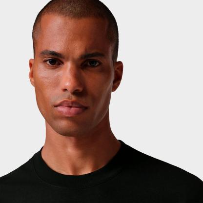 Men's Jordan Air Flame Graphic T-Shirt - Black - view 4