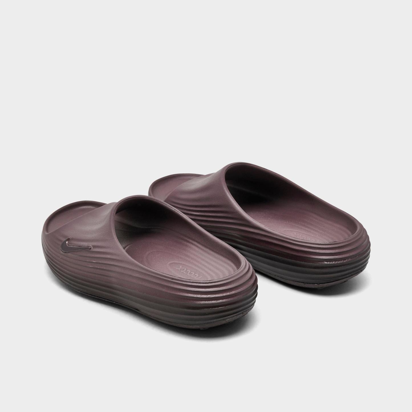 Women's Nithtke ReactX Rejuven8 Slide Sandals - Tattoo/Burgundy Crush - Back view