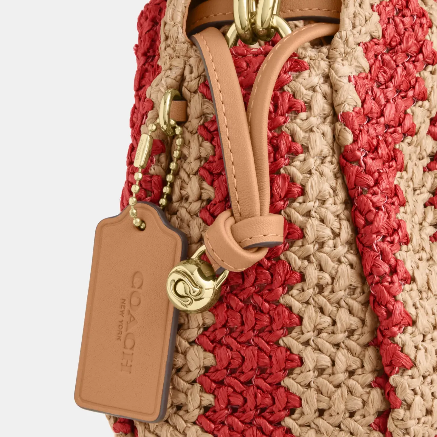 Faye Shoulder Bag - Gold/Red/Tan - view 8