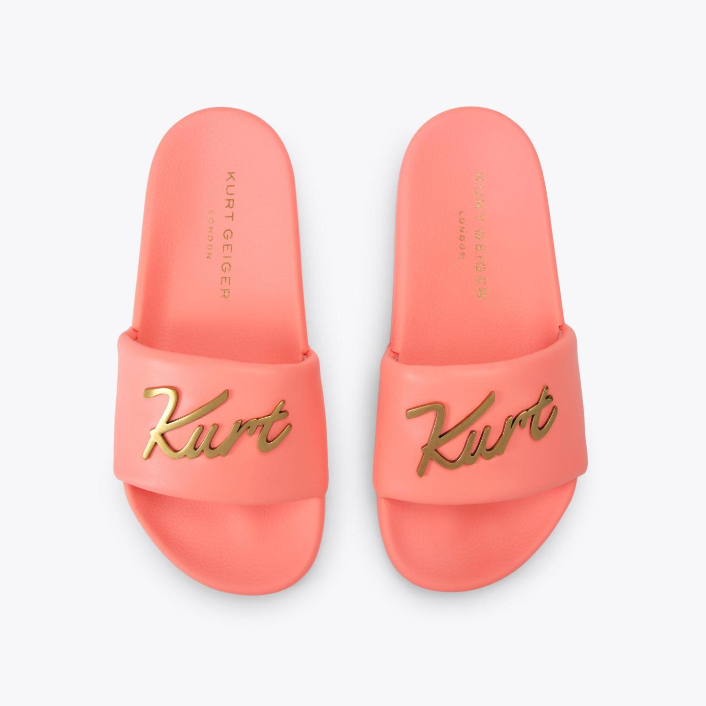 Kurt Geiger London Meena Kurt Slide - Pink - view 3