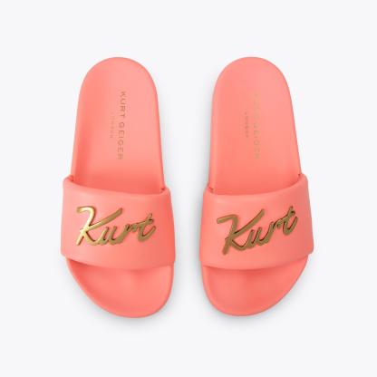 Kurt Geiger London Meena Kurt Slide - Pink - view 3