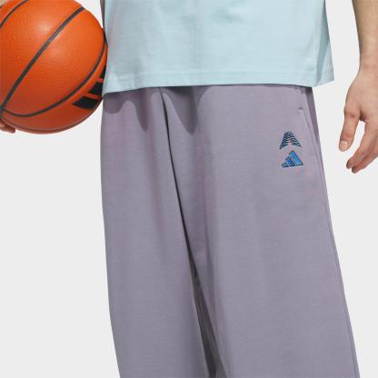 Men's adidas Anthony Edwards Foundation Fleece Jogger Pants - Slate