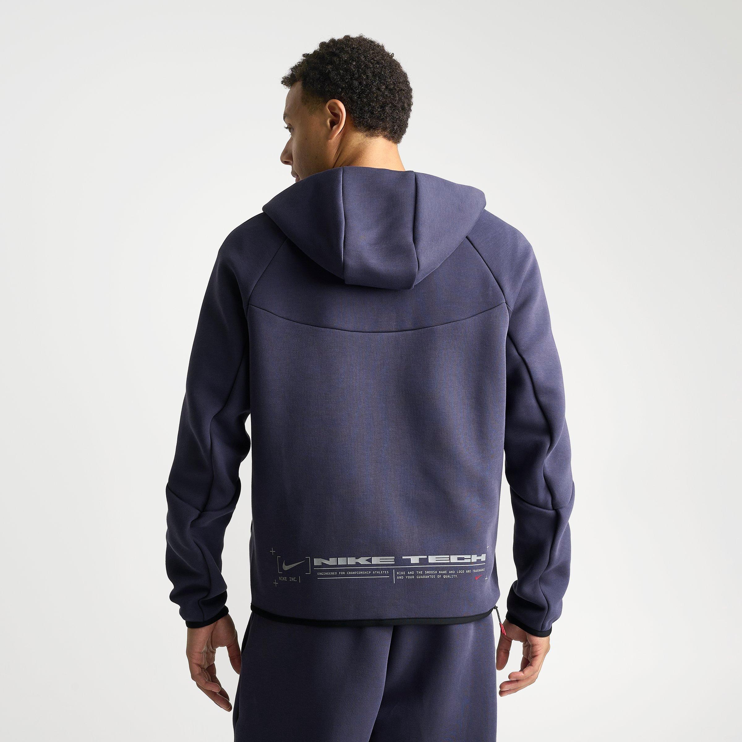 Men's Nithtke Tech Fleece Windrunner Graphic Full-Zip Hoodie - Gridiron/Black