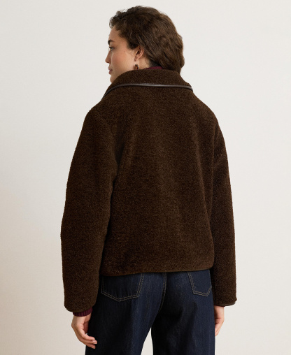 Lauren Ralph Lauren Women's Sherpa Jacket - Circuit Brown