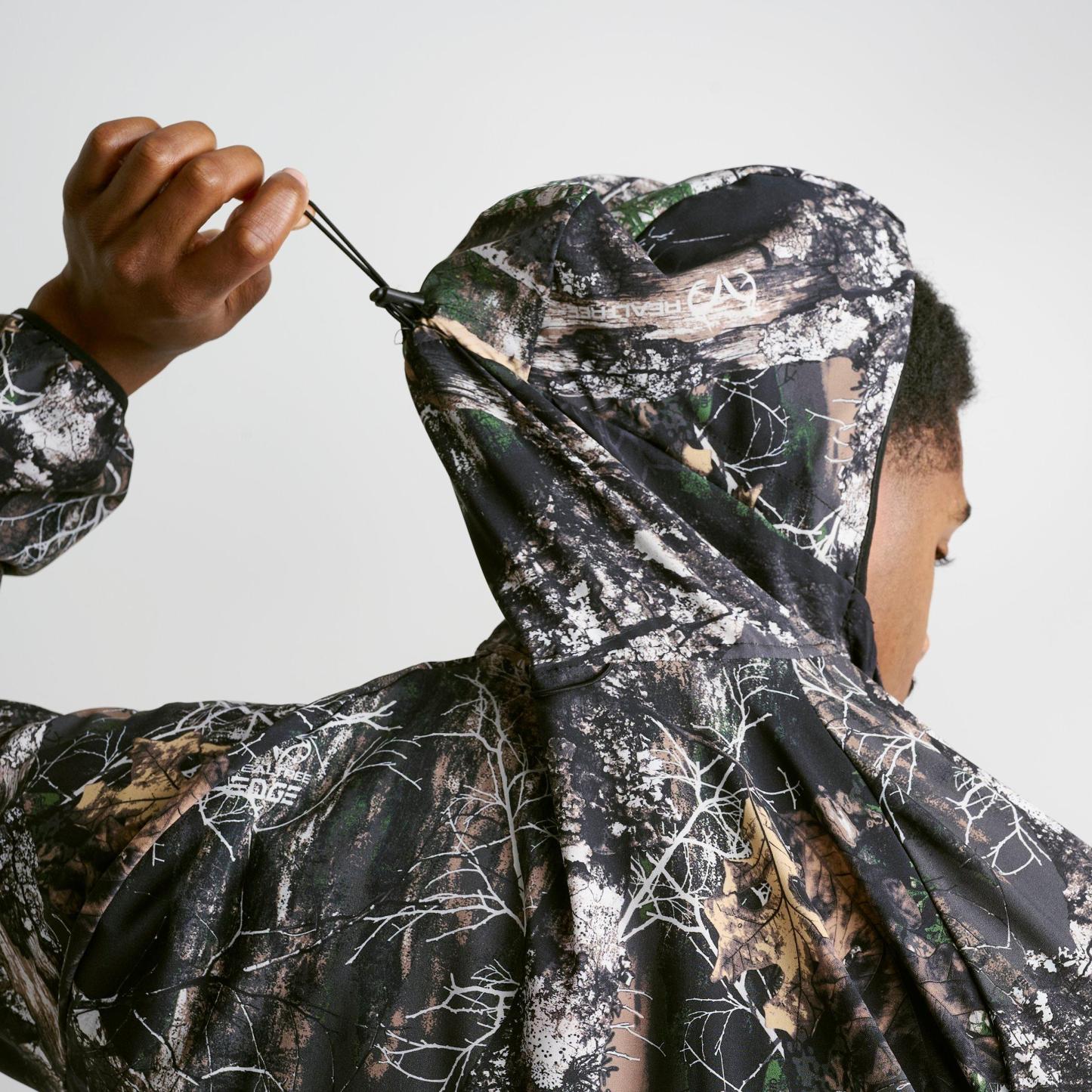 Men's Nithtke Stride Dri-FIT Realtree Full-Zip Running Jacket - Anthracite/Black