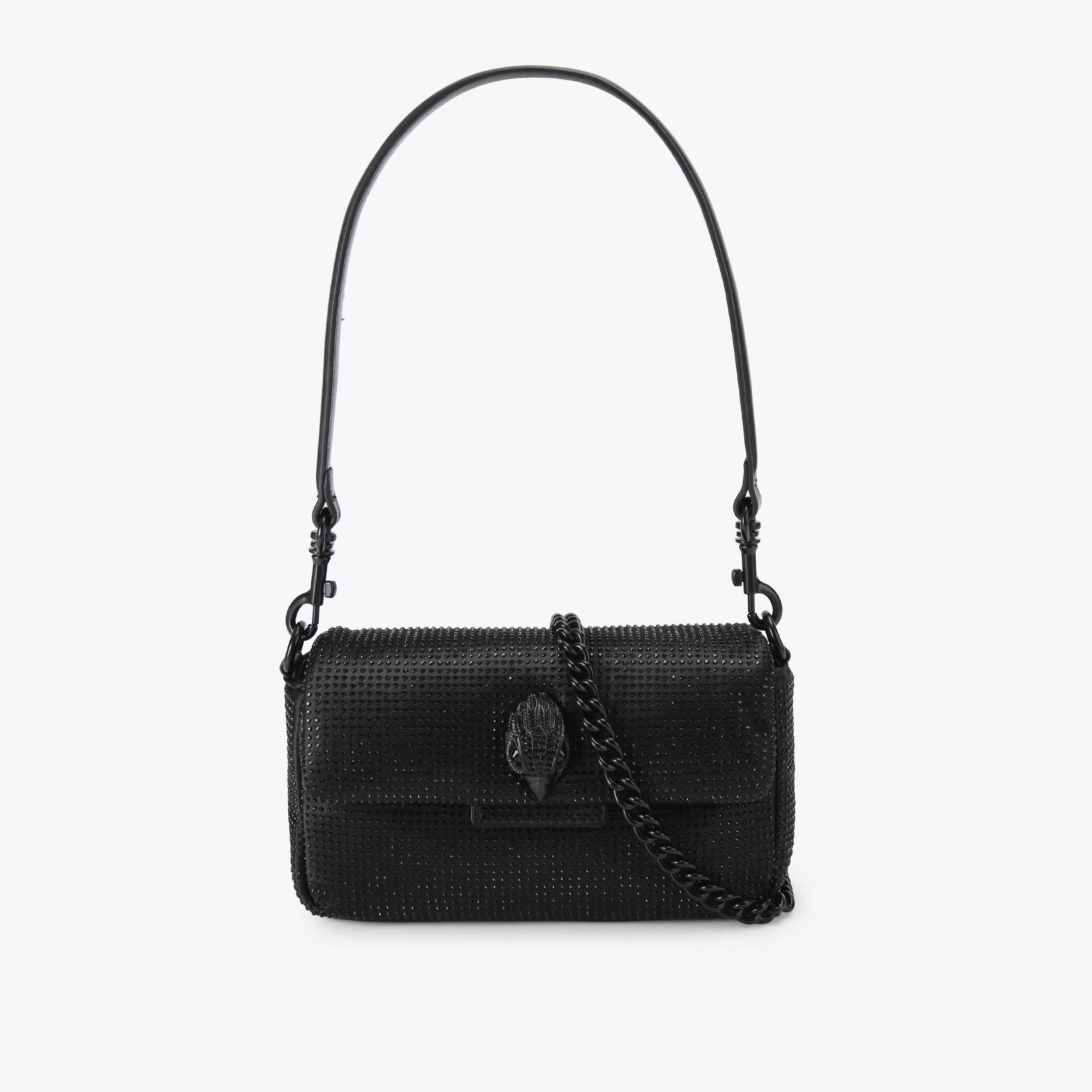 Kurt Geiger London Mini Fabric Drench Oxford Bag - Black