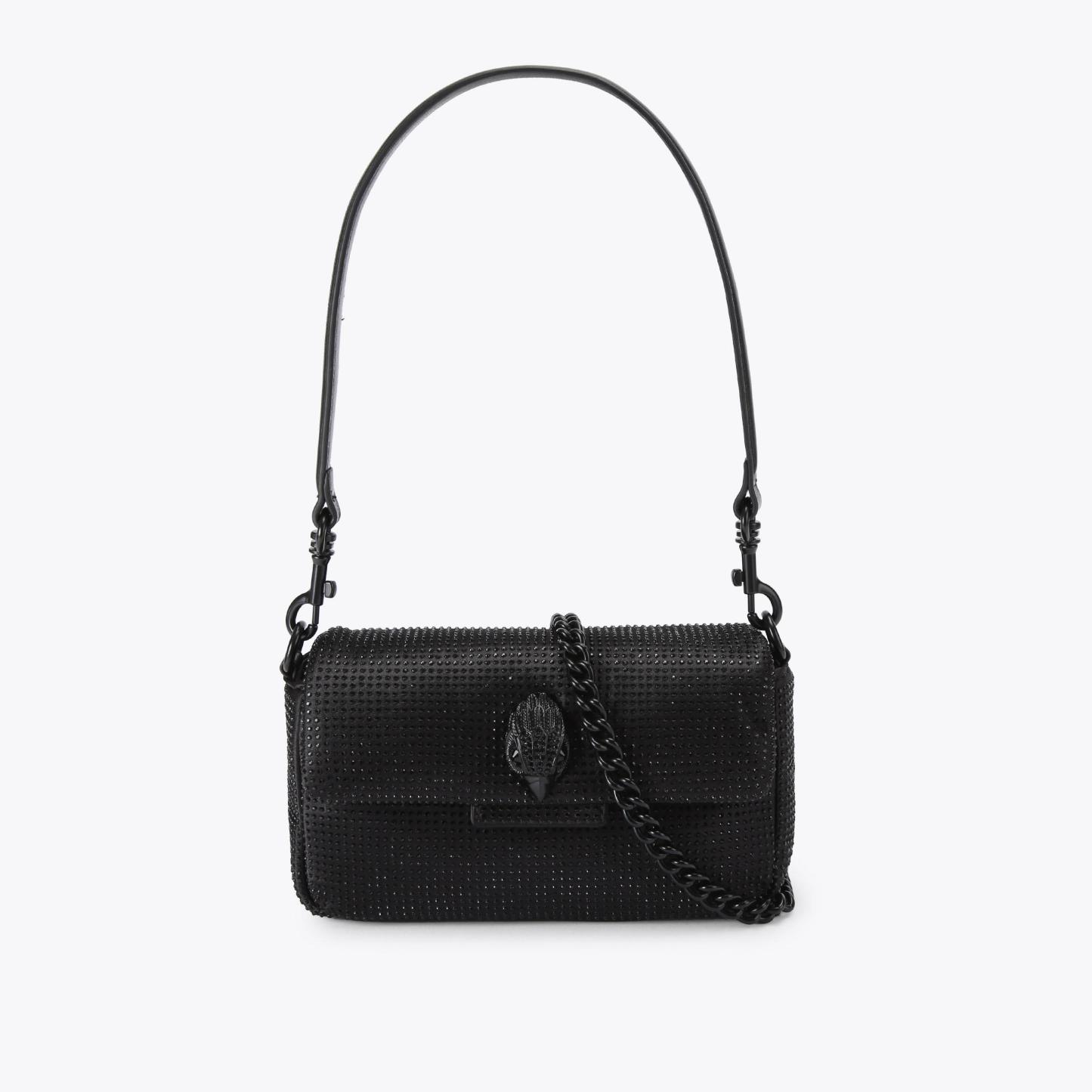 Kurt Geiger London Mini Fabric Drench Oxford Bag - Black
