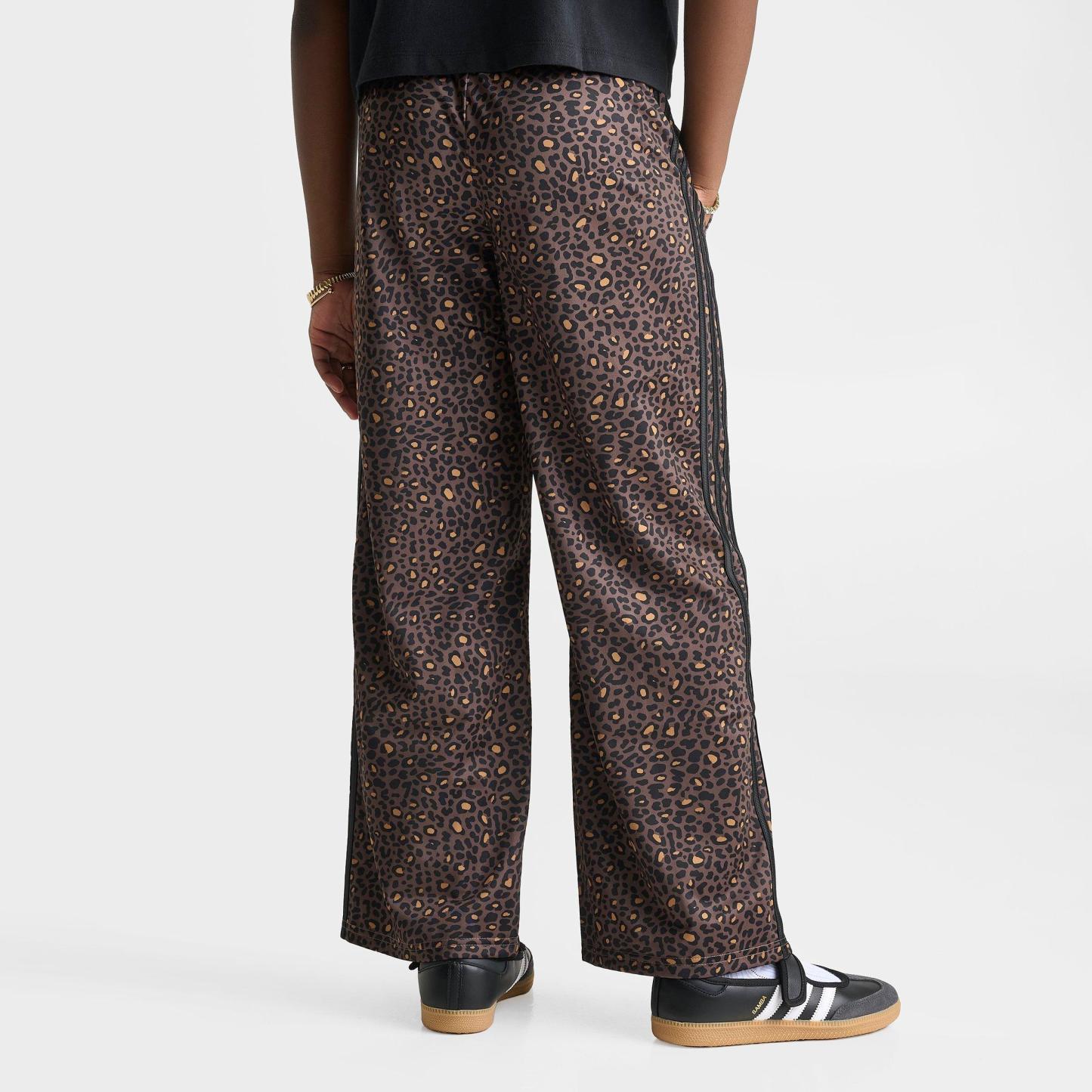 Girls' Big Kids' adidas Originals Leopard Firebird Wide Leg Track Pants - Earth Strata