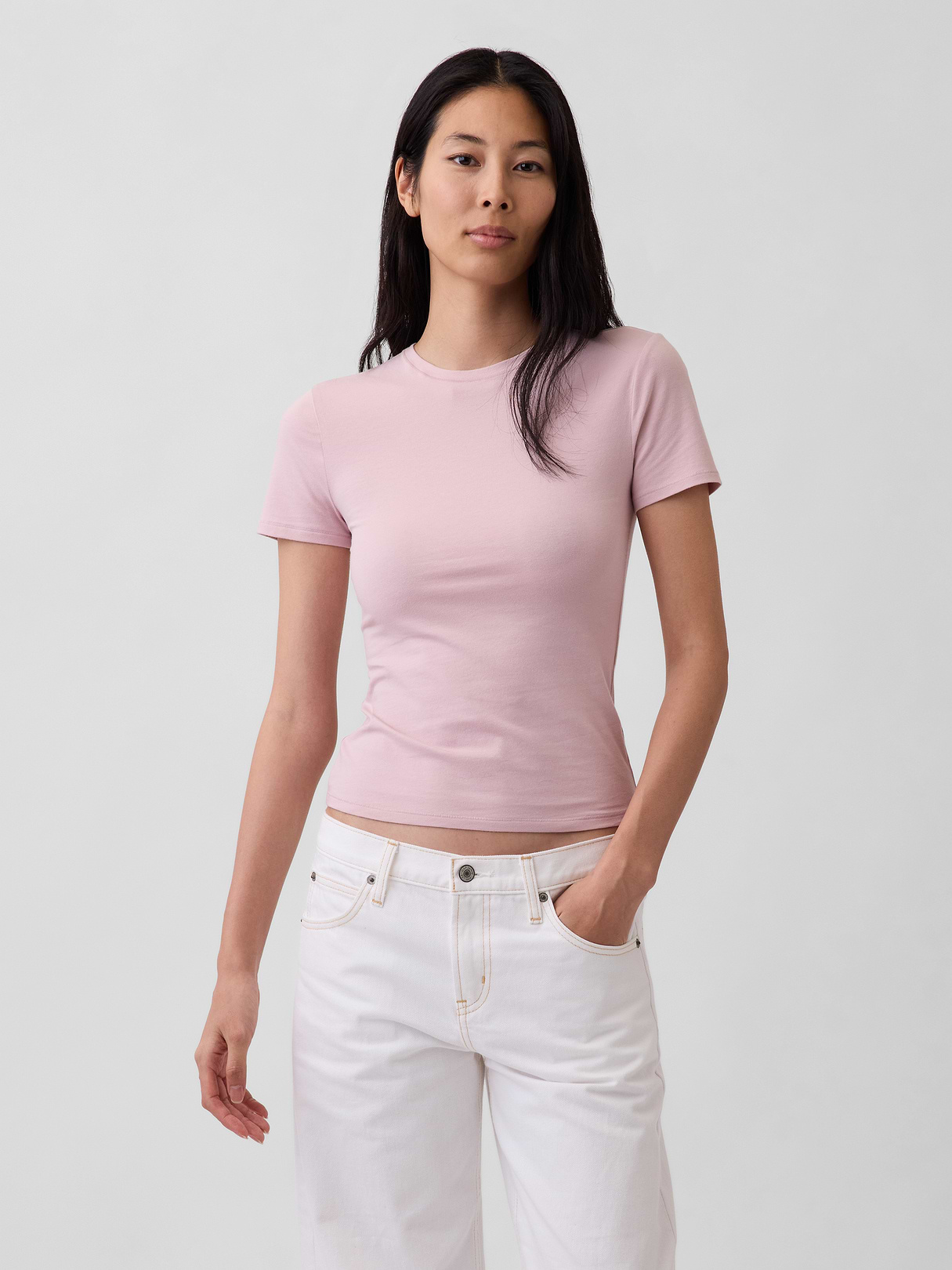 CloseKnit Jersey T-Shirt - Primitive pink
