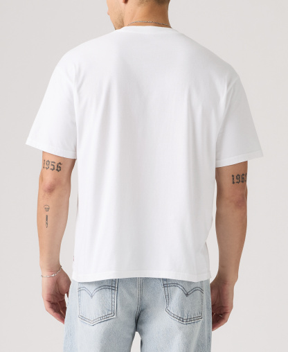 Levi's Men's Classic Cropped Boxy Short-Sleeve T-Shirt - White