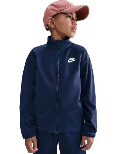 Nike Boys' and Girls' 7-20 Sportswear Dri-FIT Long-Sleeve Jacket and Pants, 2-Piece Set - Midnight Navy