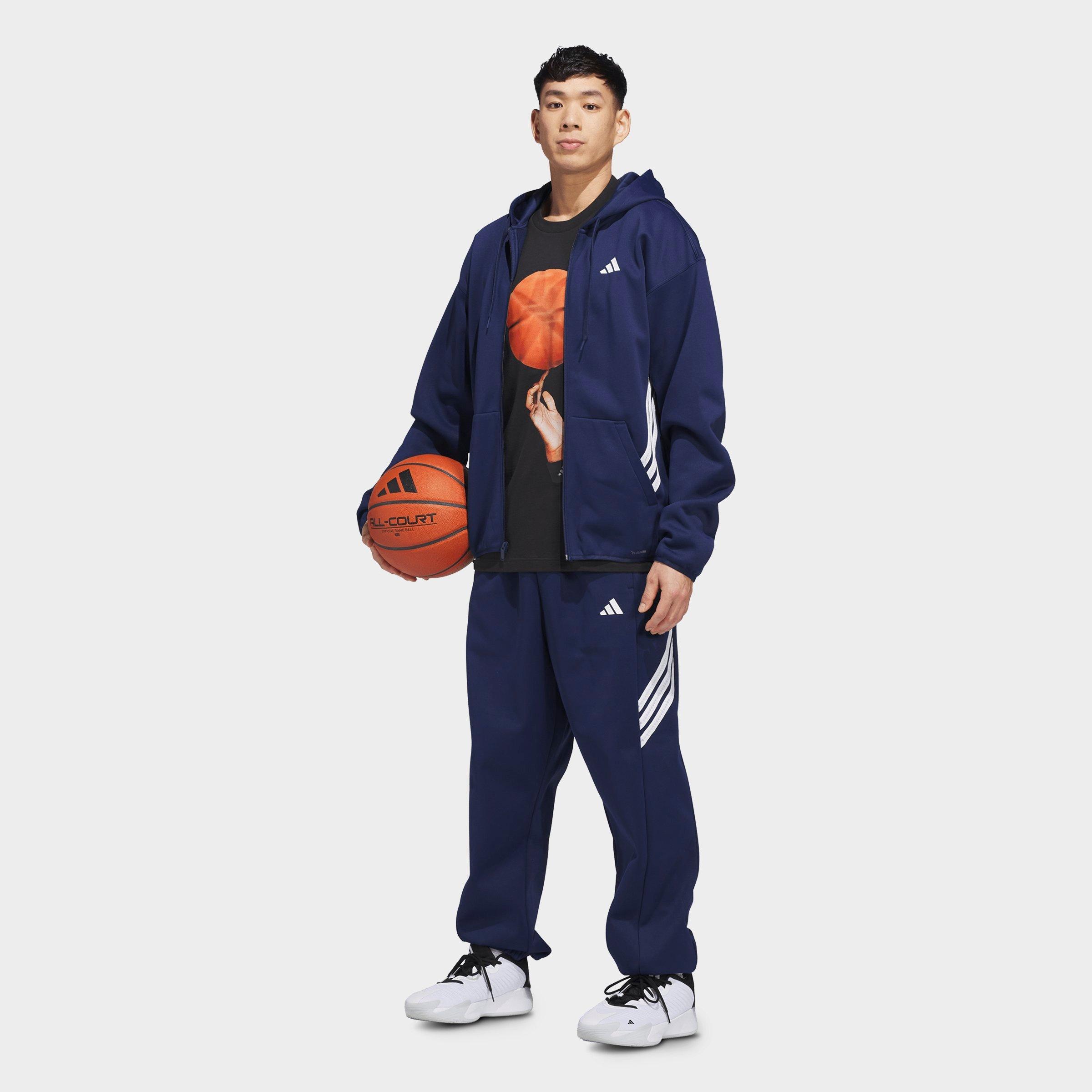 Men's adidas Crazy Warm Fleece Sweatpants - Team Navy Blue