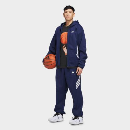 Men's adidas Crazy Warm Fleece Sweatpants - Team Navy Blue