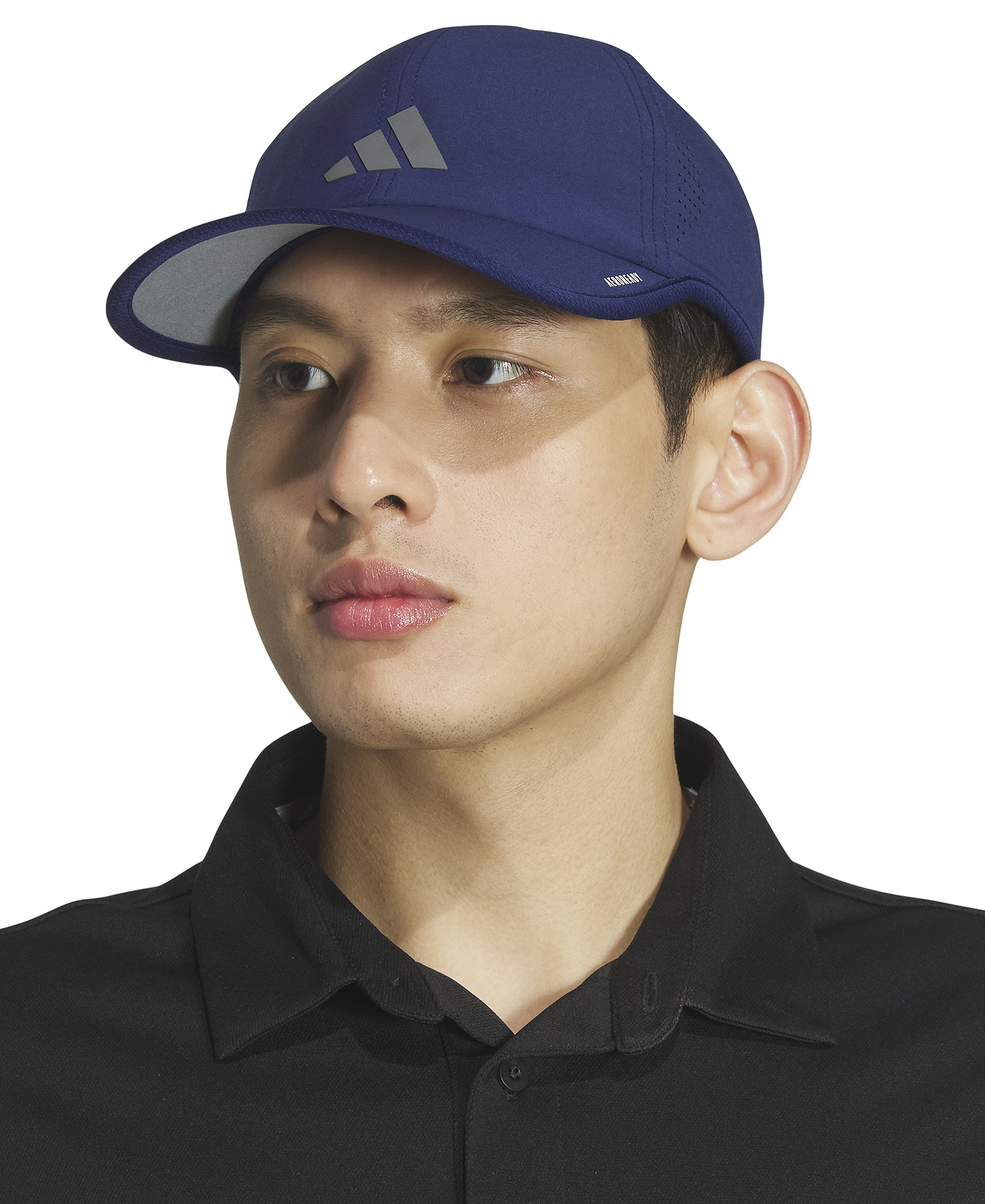adidas Men's Superlite 3 Logo Cap - Dark Blue/Gray Four