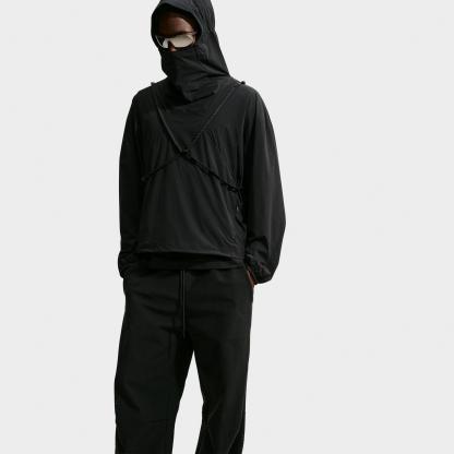 Men's Nithtke Tech Helios Dri-FIT Convertible Pullover Top - Black/Anthracite/Black