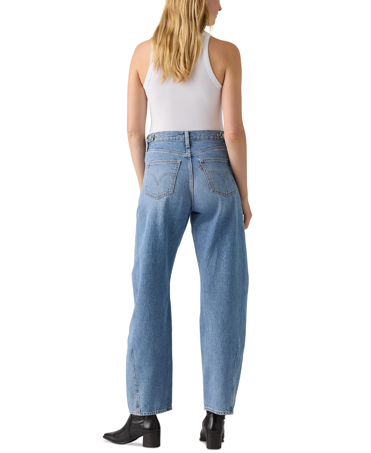 Levi's Women's Cinch High-Rise Barrel-Leg Jeans - Let Love In