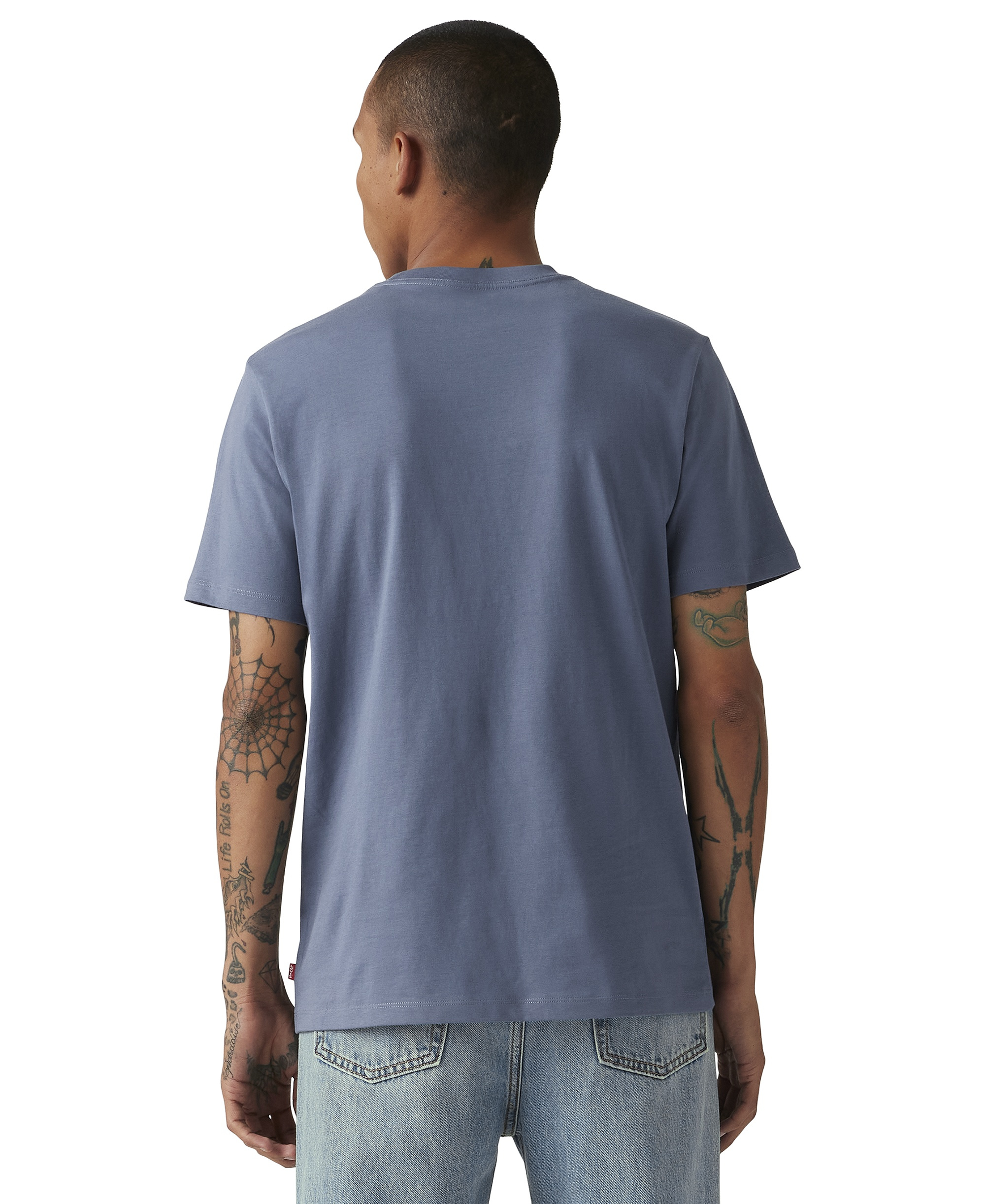 Levi's Men's Graphic Logo Batwing Short-Sleeve T-shirt - Indigo