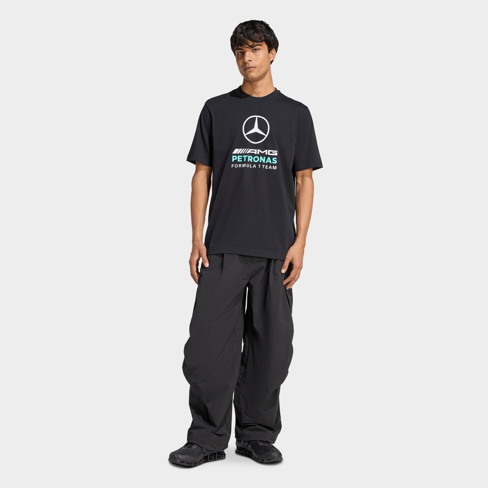 Men's adidas Mercedes-AMG Petronas F1 Team DNA Graphic T-Shirt - Black/Semi Mint Rush - view 2