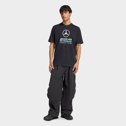 Men's adidas Mercedes-AMG Petronas F1 Team DNA Graphic T-Shirt - Black/Semi Mint Rush - view 2