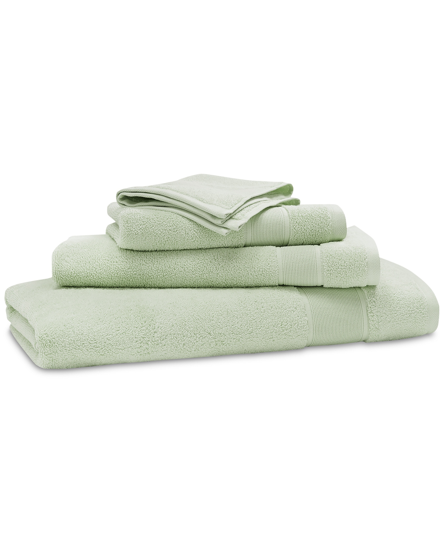 Lauren Ralph Lauren Sanders Solid Antimicrobial Cotton Bath Towel, 30" x 56" - Spa Green