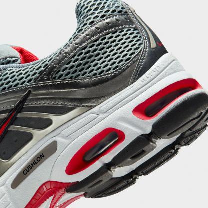 Men's Nithtke Air Max Moto 2K Casual Shoes - Smoke Grey/Black/Metallic Pewter/University Red - Detail shot