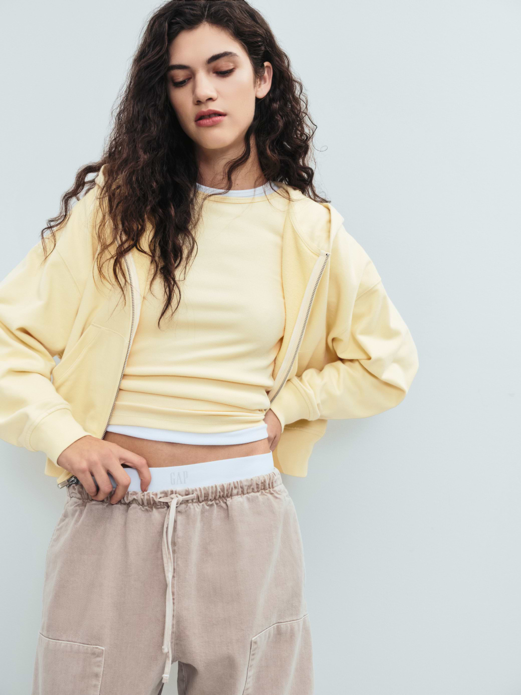 Easy Double-Knee Barrel Pants - Wicker tan