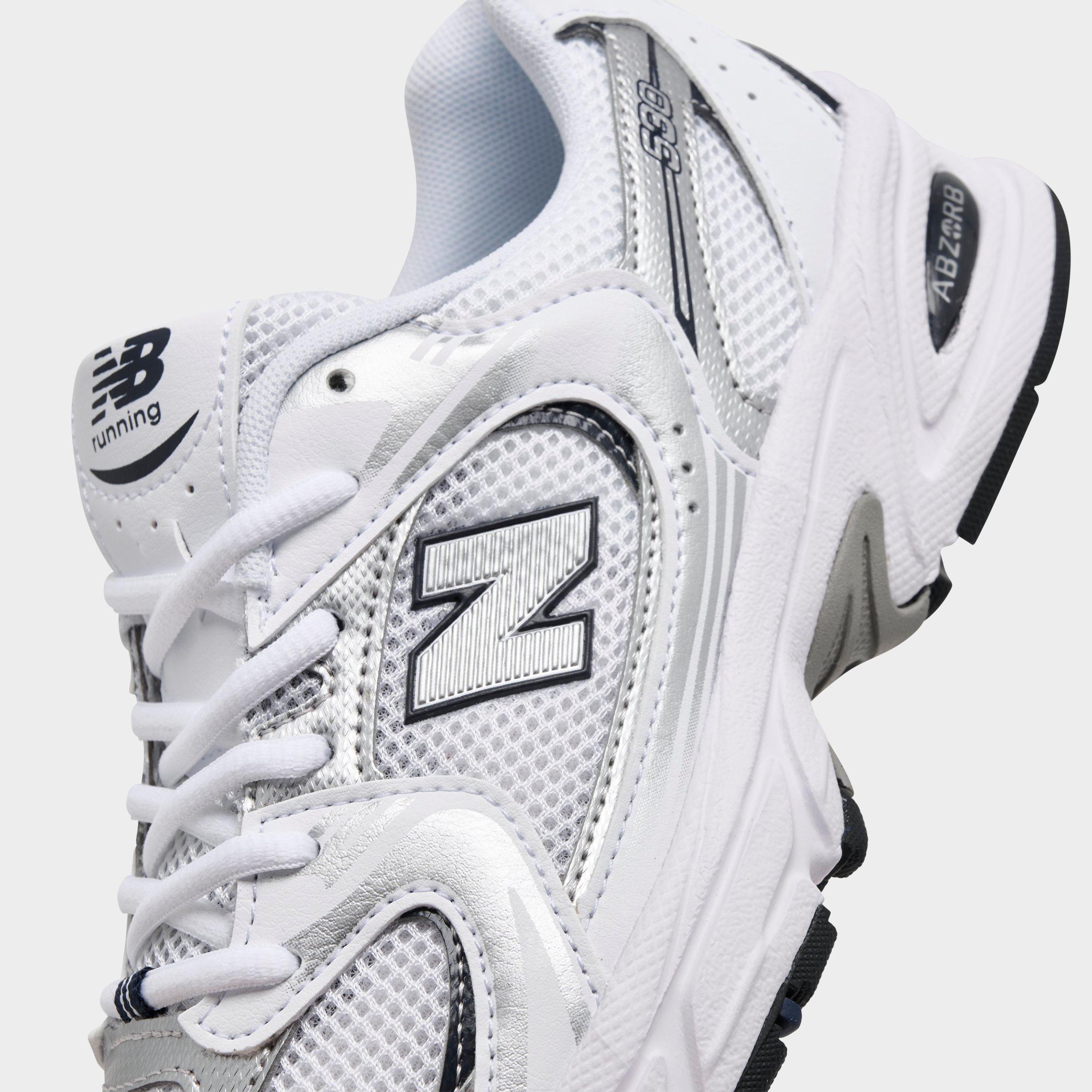 Big Kids' New Balance 530 Casual Shoes - White/Navy - view 3