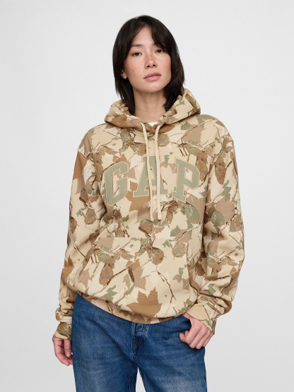 Adult VintageSoft Arch Logo Hoodie - Camo