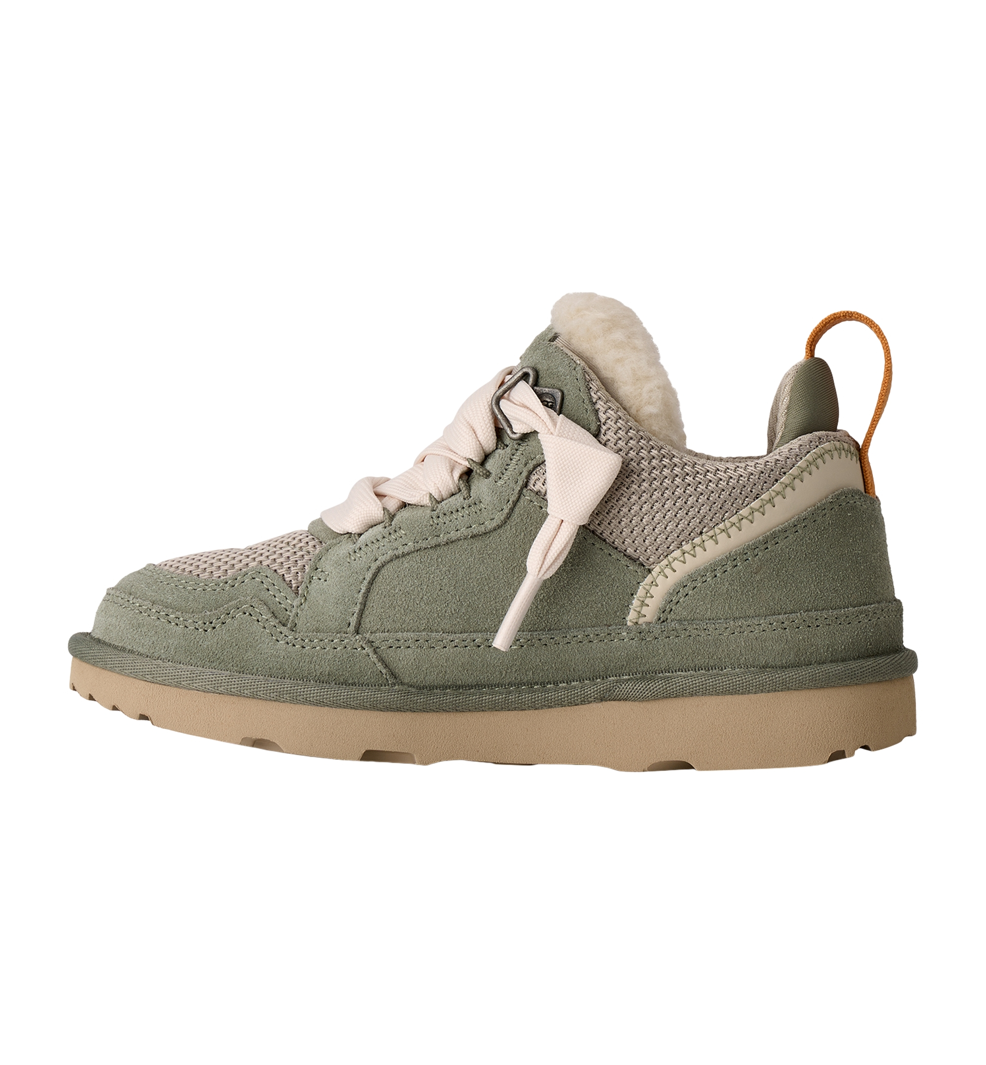 UGG® Kids' Lowmel Lace-Up Cozy Sneakers - Shaded Clover