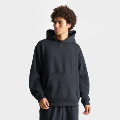 Men's Nithtke 24.7 ImpossiblySoft Dri-FIT Pullover Hoodie - Black/Black/Dark Smoke Grey