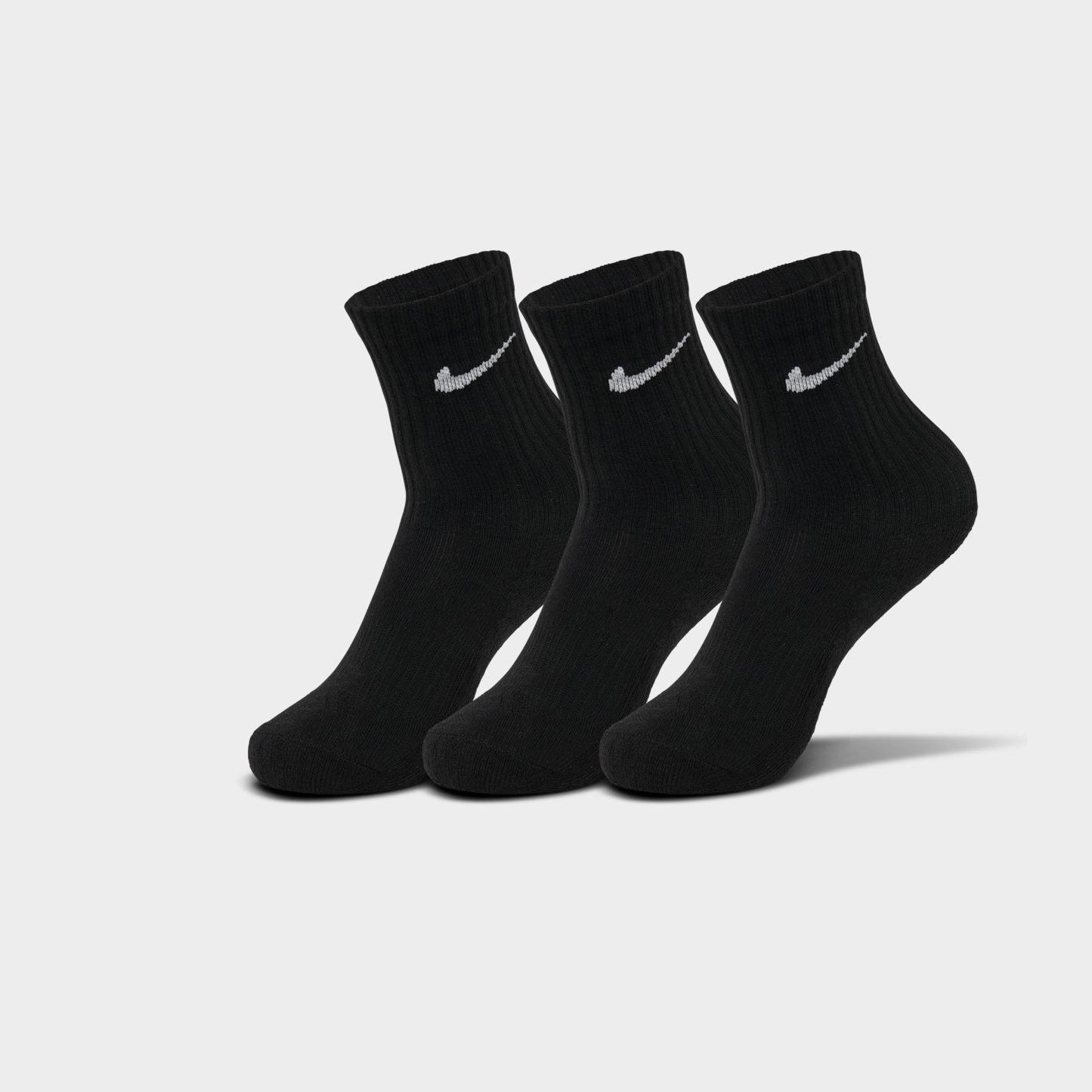 Little Kids' Nithtke Dri-Fit Crew Socks (6-Pack) - Black