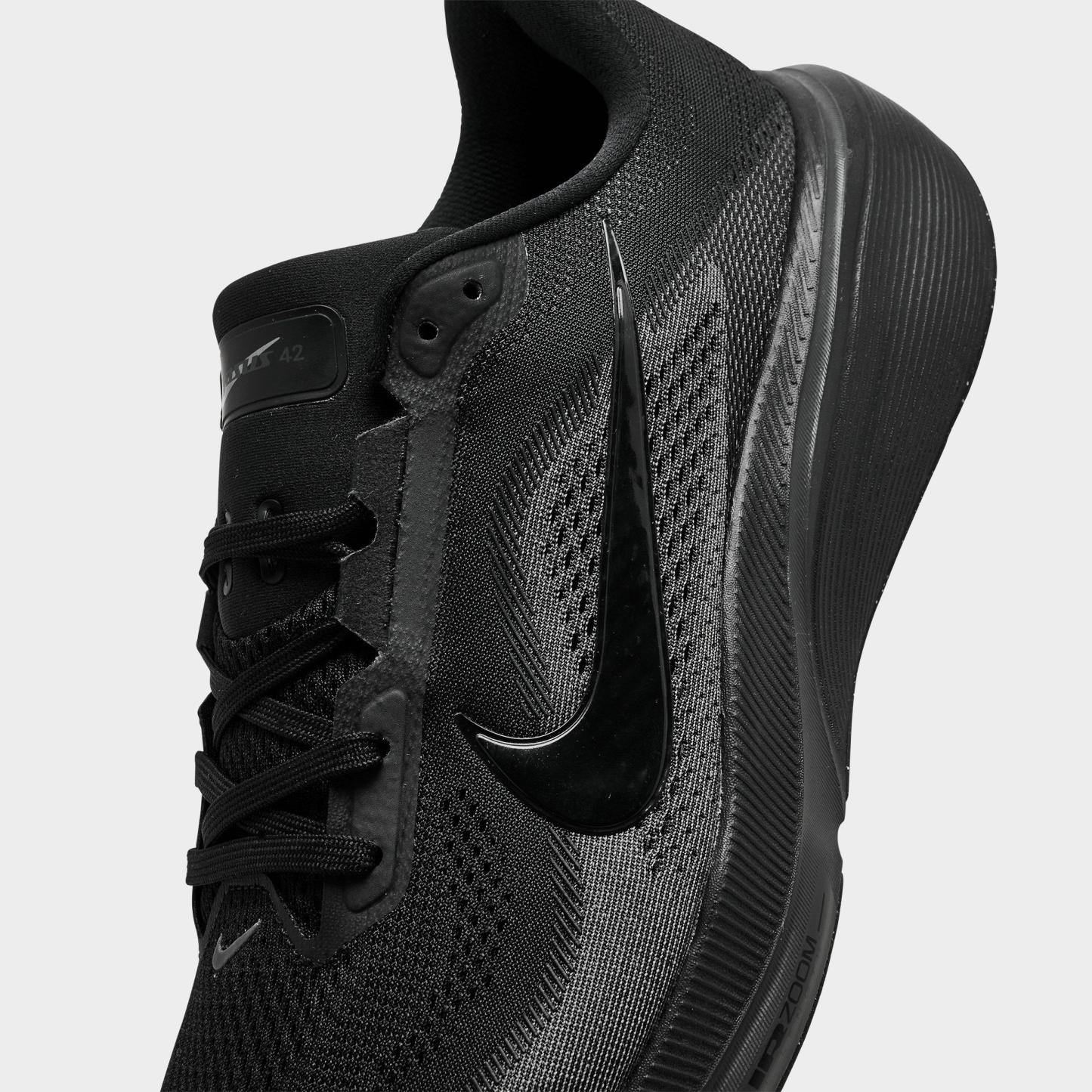 Men's Nithtke Pegasus 42 Running Shoes - Part 1 - Black/Anthracite/Black - Detail shot
