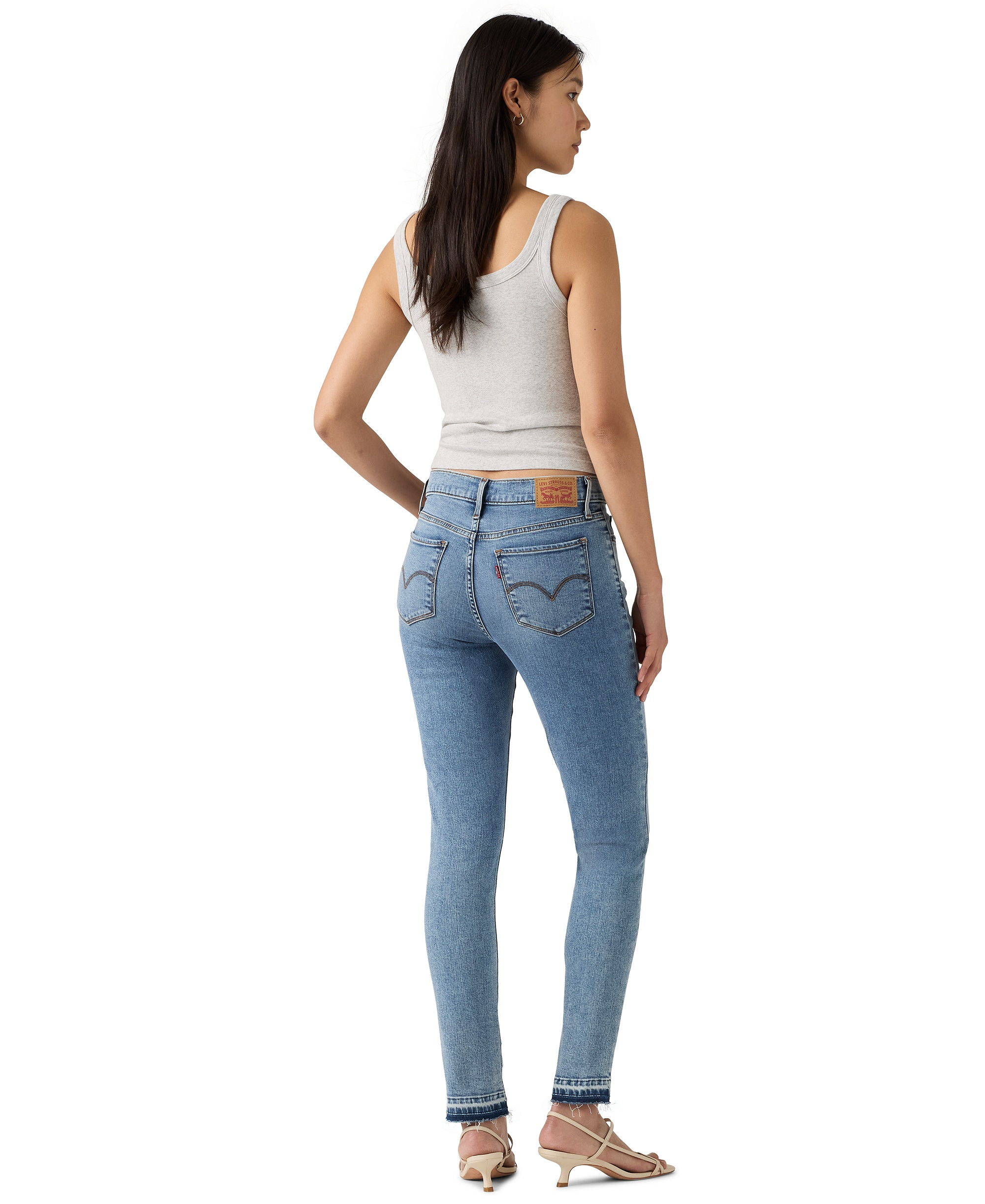 Levi's Women's 311 Mid Rise Shaping Skinny Jeans - Rough Edges