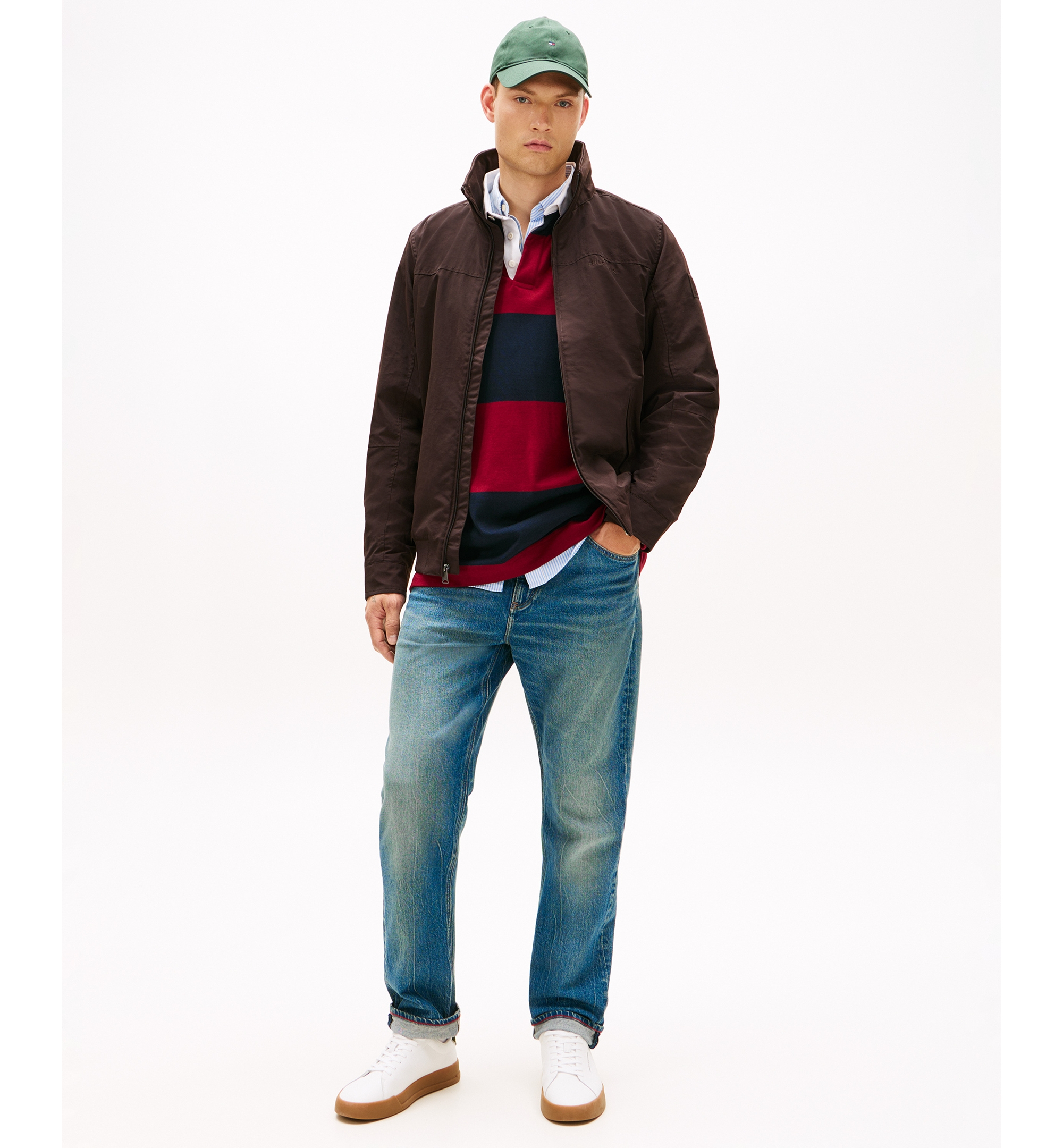 Tommy Hilfiger Men's Regatta Water Resistant Jacket - Chocolate Brown
