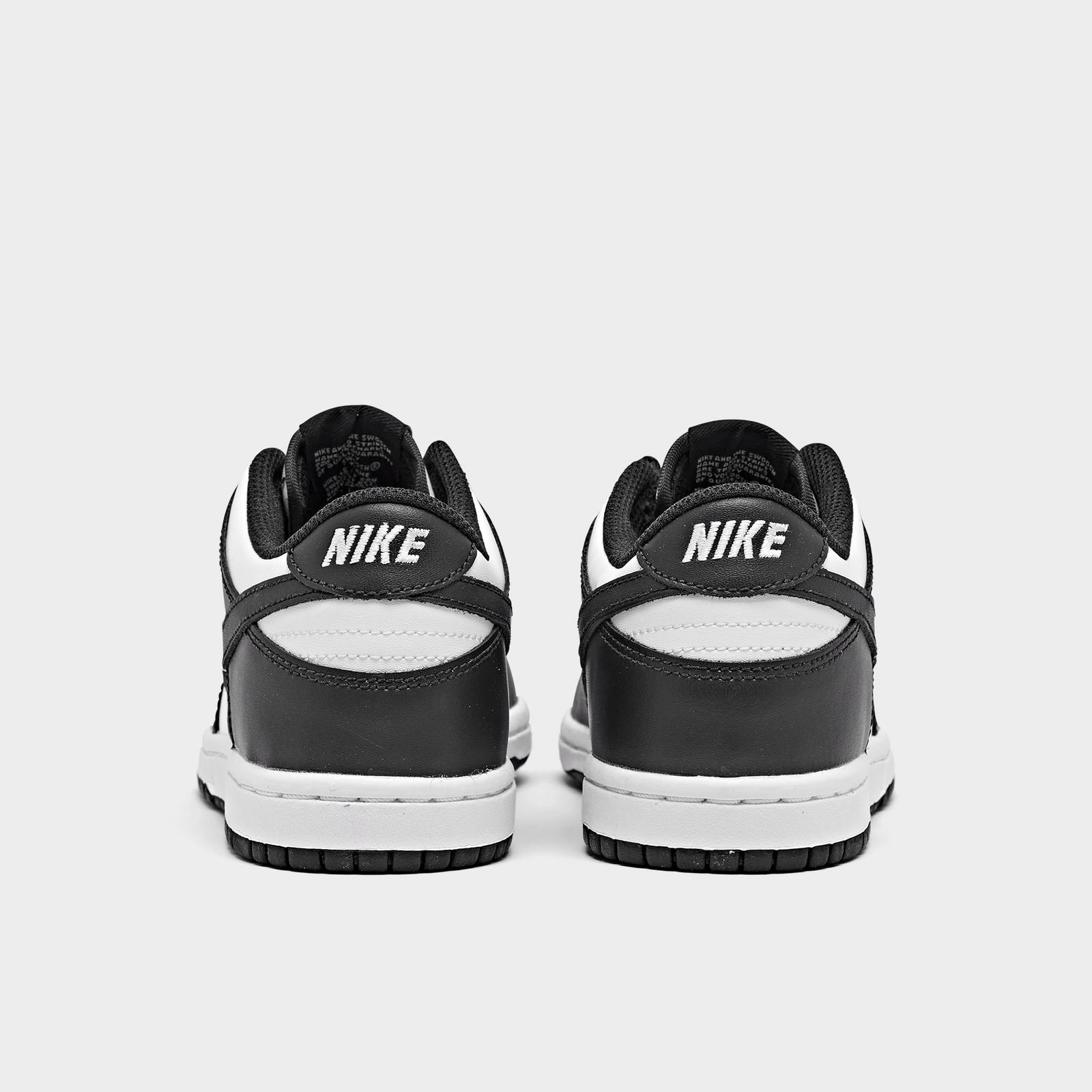 Little Kids' Nike Dunk Low Casual Shoes - White/Black/White