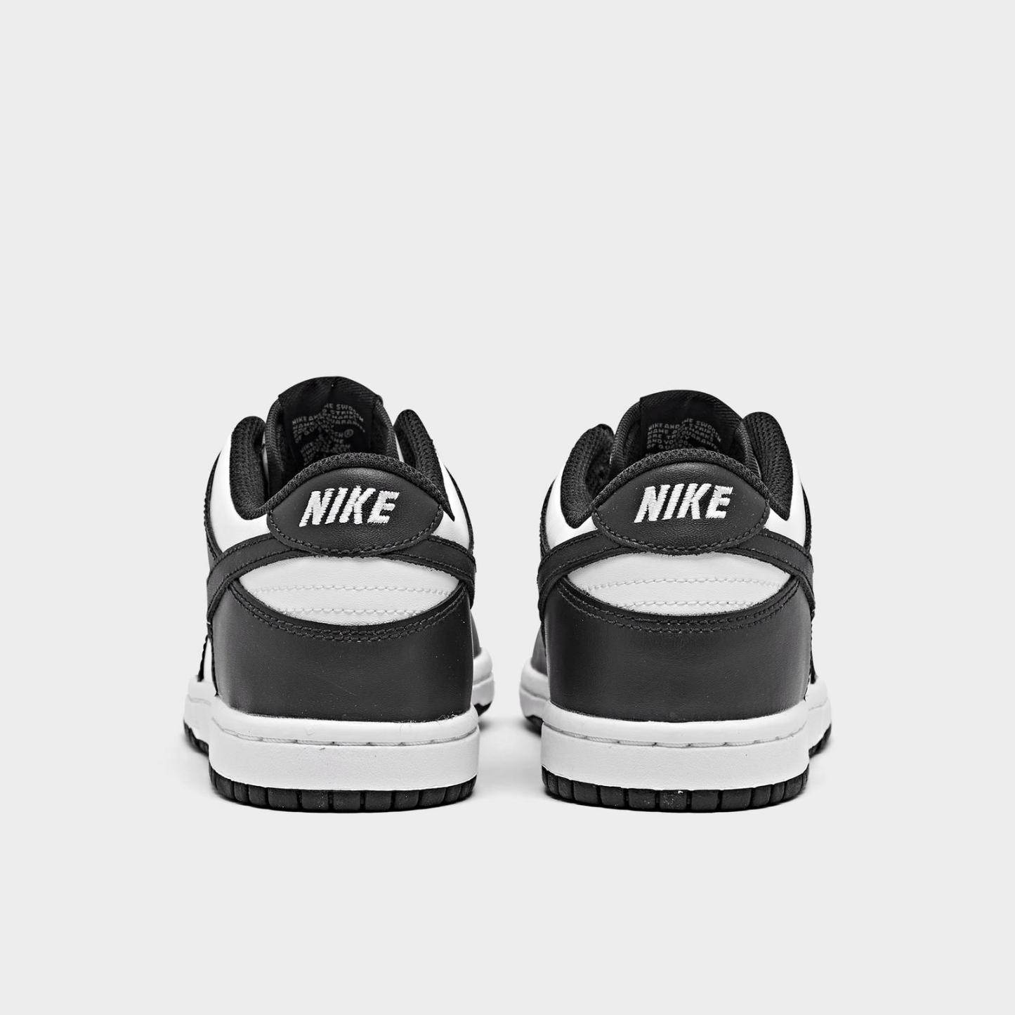 Little Kids' Nike Dunk Low Casual Shoes - White/Black/White