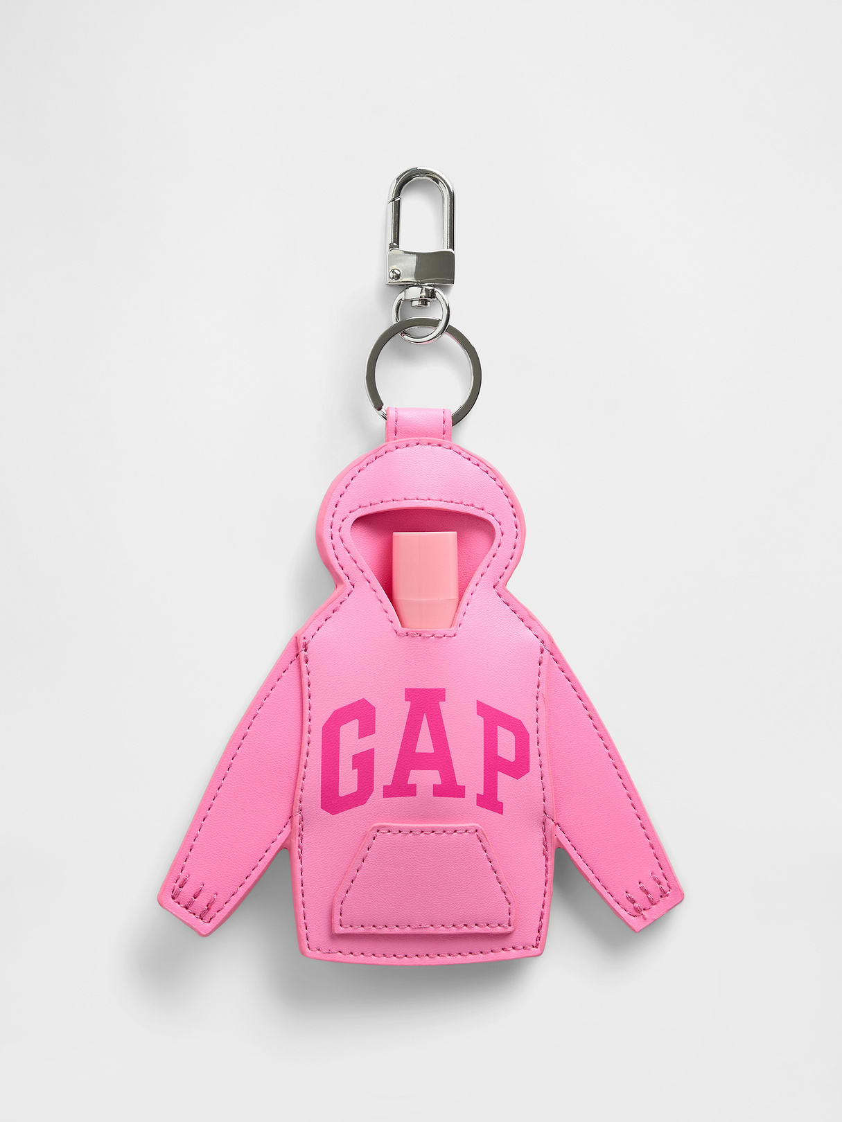 Logo Hoodie Bag Charm - Standout pink