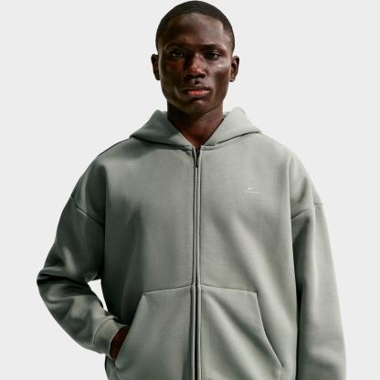 Men's Nithtke Standard Issue Therma-FIT Full-Zip Basketball Hoodie - Dark Stucco/Pale Ivory