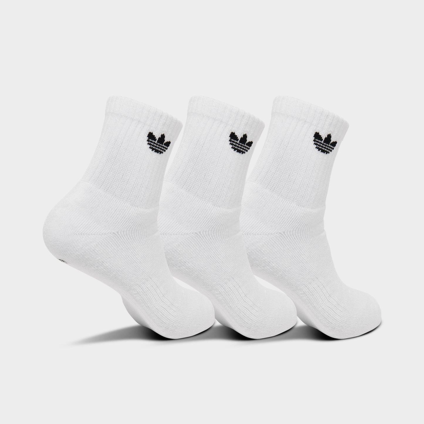 adidas Originals Trefoil Quarter Socks (6 Pack) - White