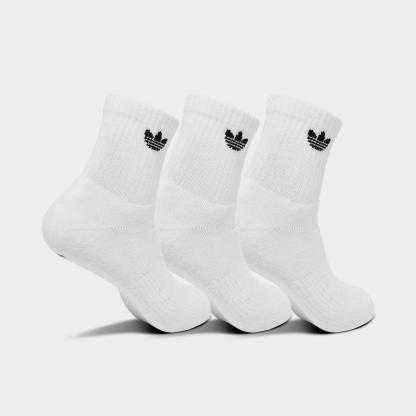 adidas Originals Trefoil Quarter Socks (6 Pack) - White